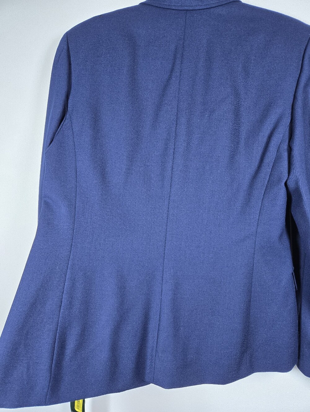 NEW Lauren Ralph Lauren Navy Blue Wool Blazer Jacket 12 Silver Buttons Crest - Picture 14 of 16